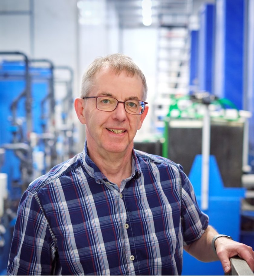 Hans van de Vis at our fish research facilities