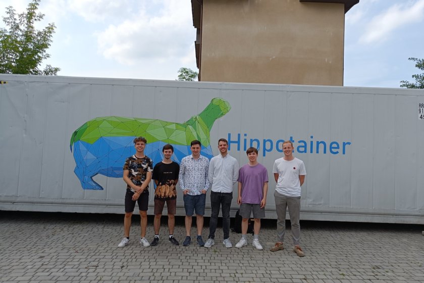 The team behind Hippotainer