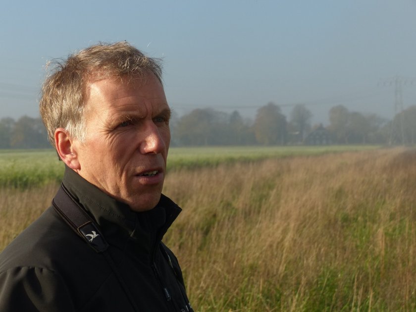 Peter Harry Mulder experiments with strip cropping. (Photo: Oike Vlaanderen)